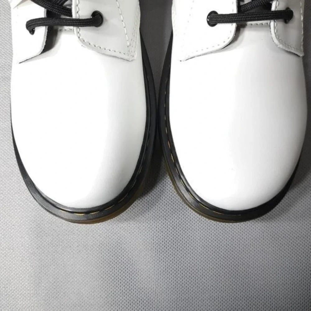 Dr. Martens 1460 Y Ankle Boots White Smooth Leather US M 6 US L 7‎ - Picture 8 of 11